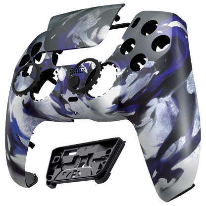 eXtremeRate PS5コントローラーBDM-010/020/030/040/050/060対応LUNA再設計交換対応用フロントシェル＆タッチパッド【シャドウマジック】