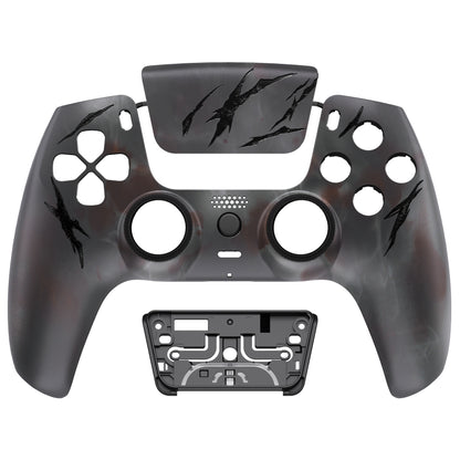 eXtremeRate PS5コントローラーBDM-010/020/030/040/050対応LUNA再設計交換対応用フロントシェル＆タッチパッド【血の霧】