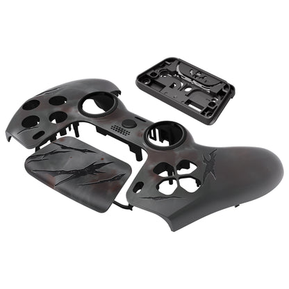 eXtremeRate PS5コントローラーBDM-010/020/030/040/050対応LUNA再設計交換対応用フロントシェル＆タッチパッド【血の霧】
