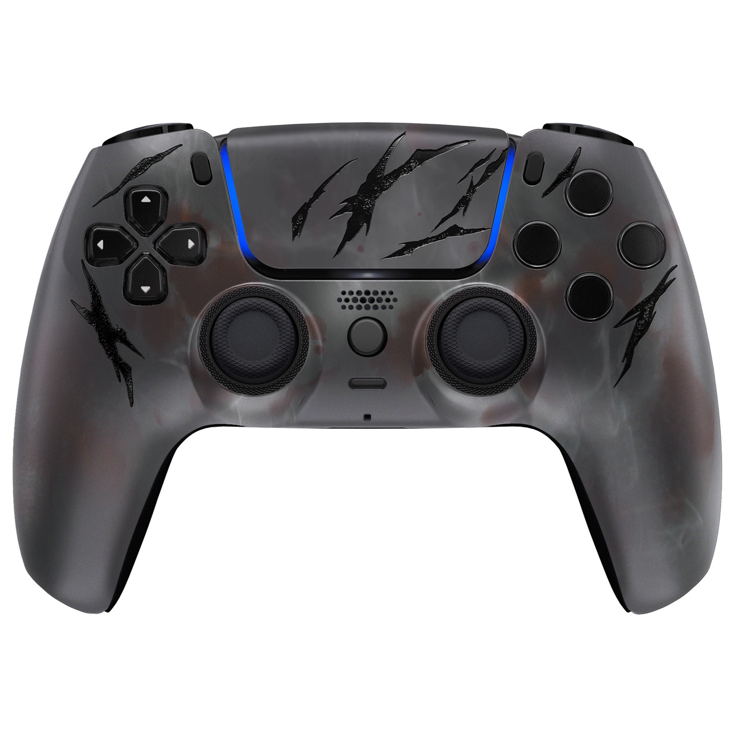 eXtremeRate PS5コントローラーBDM-010/020/030/040/050対応LUNA再設計交換対応用フロントシェル＆タッチパッド【血の霧】