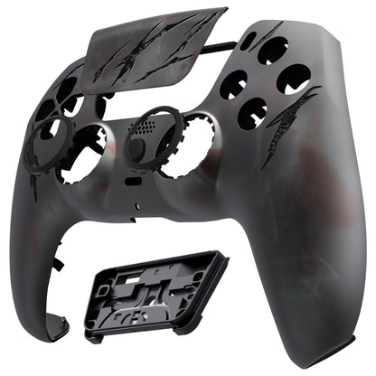 eXtremeRate PS5コントローラーBDM-010/020/030/040/050対応LUNA再設計交換対応用フロントシェル＆タッチパッド【血の霧】