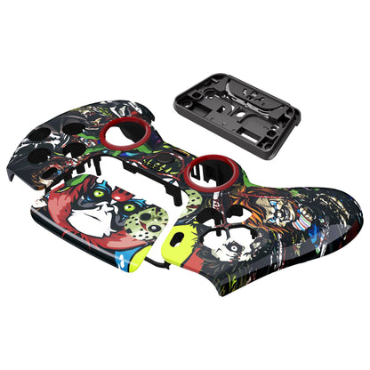 eXtremeRate LUNA Redesigned Replacement Front Shell with Touchpad Compatible with PS5 Controller BDM-010/020/030/040 - Scary Party eXtremeRate