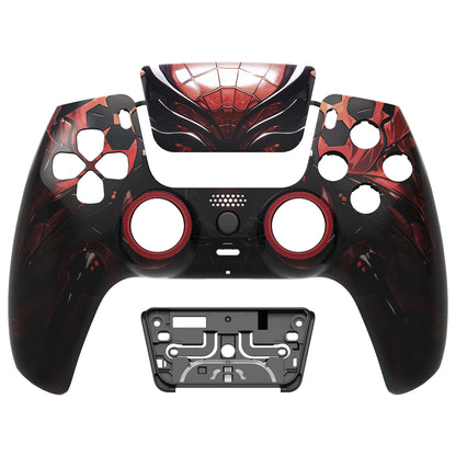 eXtremeRate PS5コントローラーBDM-010/020/030/040/050/060対応LUNA再設計交換対応用フロントシェル＆タッチパッド【マシンスパイダー】
