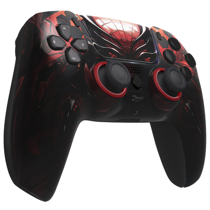 eXtremeRate PS5コントローラーBDM-010/020/030/040/050/060対応LUNA再設計交換対応用フロントシェル＆タッチパッド【マシンスパイダー】