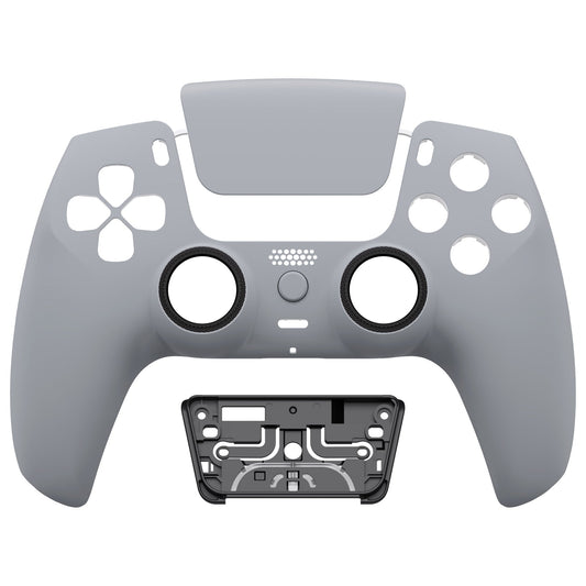 eXtremeRate LUNA Redesigned Replacement Front Shell with Touchpad Compatible with PS5 Controller BDM-010 BDM-020 BDM-030 - New Hope Gray eXtremeRate