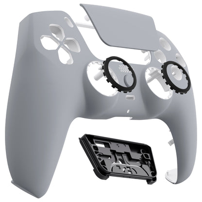 eXtremeRate LUNA Redesigned Replacement Front Shell with Touchpad Compatible with PS5 Controller BDM-010 BDM-020 BDM-030 - New Hope Gray eXtremeRate