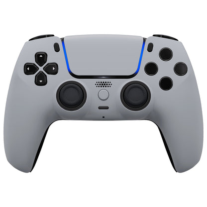 eXtremeRate LUNA Redesigned Replacement Front Shell with Touchpad Compatible with PS5 Controller BDM-010 BDM-020 BDM-030 - New Hope Gray eXtremeRate