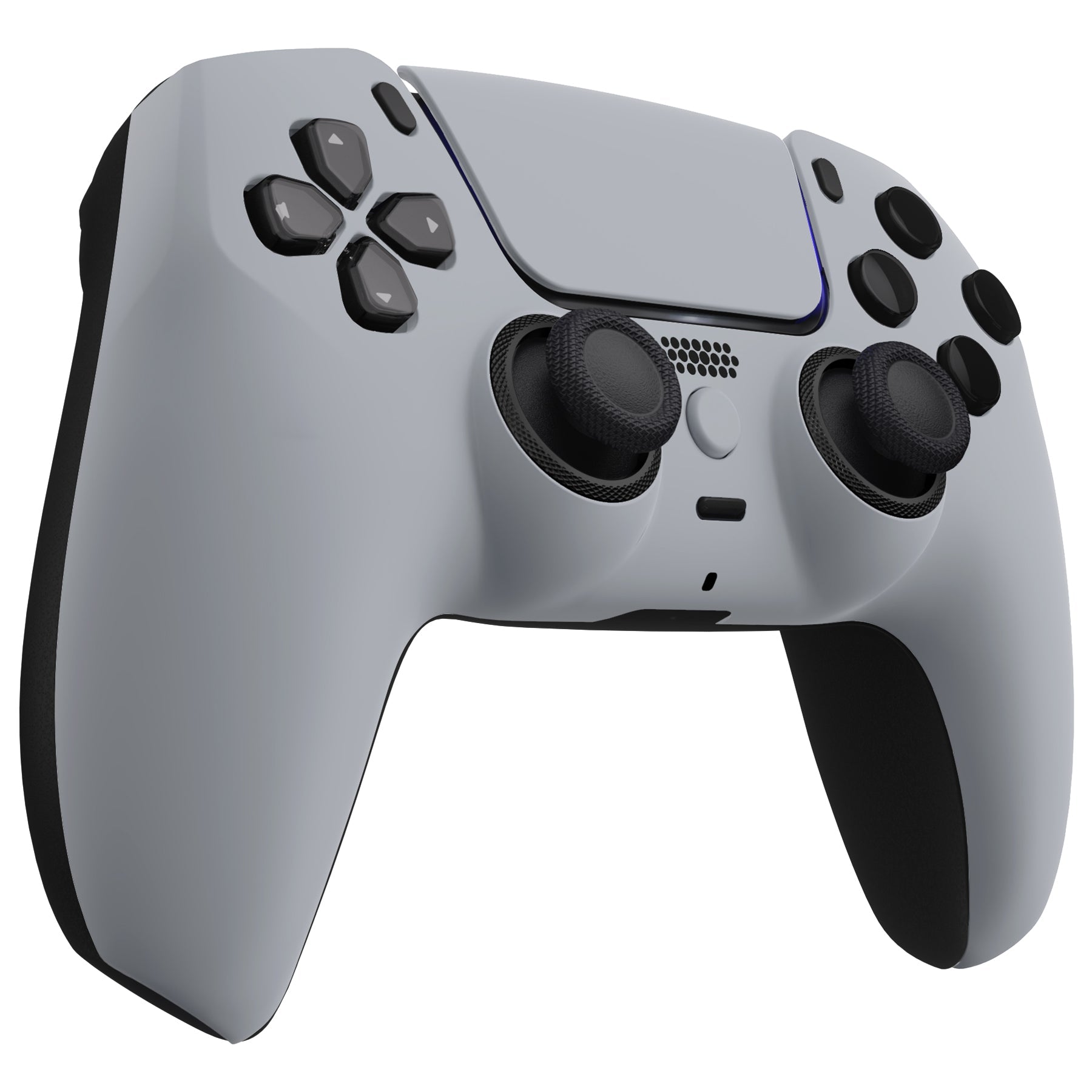 eXtremeRate LUNA Redesigned Replacement Front Shell with Touchpad Compatible with PS5 Controller BDM-010 BDM-020 BDM-030 - New Hope Gray eXtremeRate