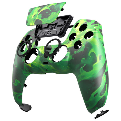 eXtremeRate PS5コントローラーBDM-010/020/030/040/050/060対応LUNA再設計交換対応用フロントシェル＆タッチパッド【コロージョンマジック】