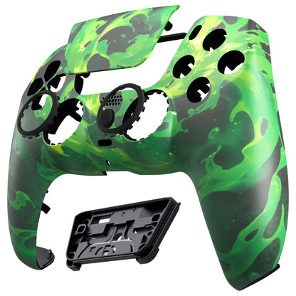 eXtremeRate PS5コントローラーBDM-010/020/030/040/050/060対応LUNA再設計交換対応用フロントシェル＆タッチパッド【コロージョンマジック】