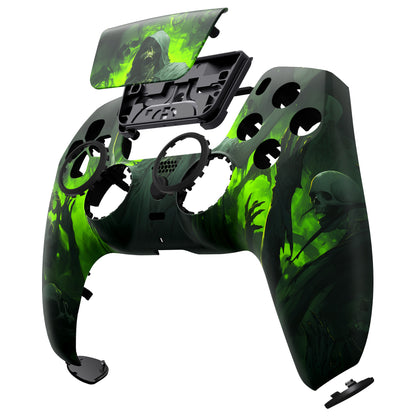 eXtremeRate PS5コントローラーBDM-010/020/030/040/050/060対応LUNA再設計交換対応用フロントシェル＆タッチパッド【悪霊カーニバル】