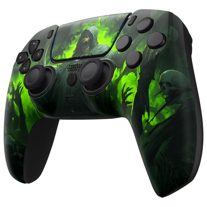 eXtremeRate PS5コントローラーBDM-010/020/030/040/050/060対応LUNA再設計交換対応用フロントシェル＆タッチパッド【悪霊カーニバル】