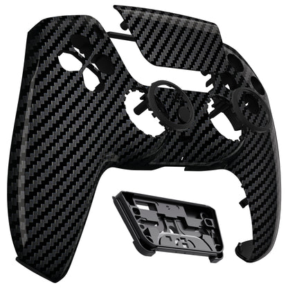 eXtremeRate PS5コントローラーBDM-010/020/030/040/050/060対応LUNA再設計交換対応用フロントシェル＆タッチパッド【グラファイトカーボンファイバー】