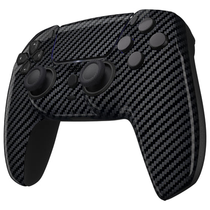 eXtremeRate PS5コントローラーBDM-010/020/030/040/050/060対応LUNA再設計交換対応用フロントシェル＆タッチパッド【グラファイトカーボンファイバー】