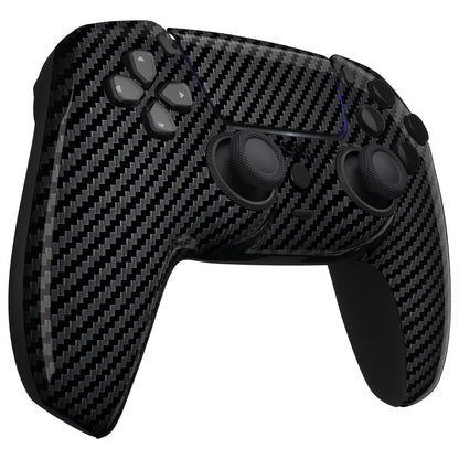 eXtremeRate PS5コントローラーBDM-010/020/030/040/050/060対応LUNA再設計交換対応用フロントシェル＆タッチパッド【グラファイトカーボンファイバー】