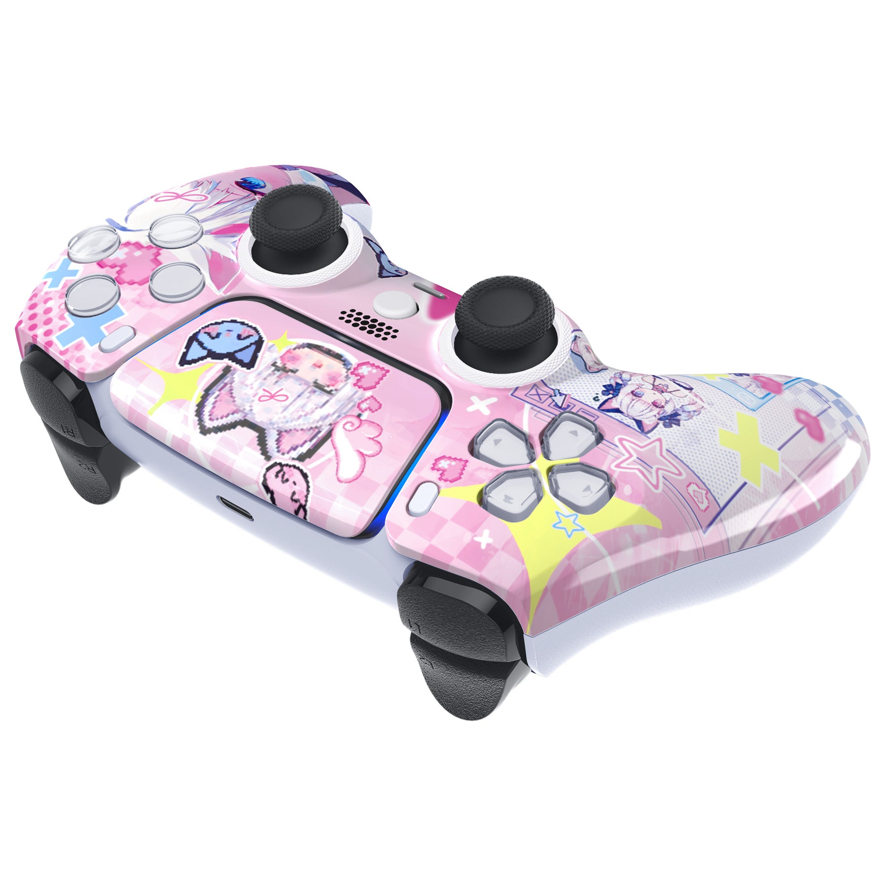 PS5コントローラー フロントシェル 自家塗装品  確認用 eXtremeRate PS5コントローラーBDM-010/020/030/040/050対応LUNA再設計