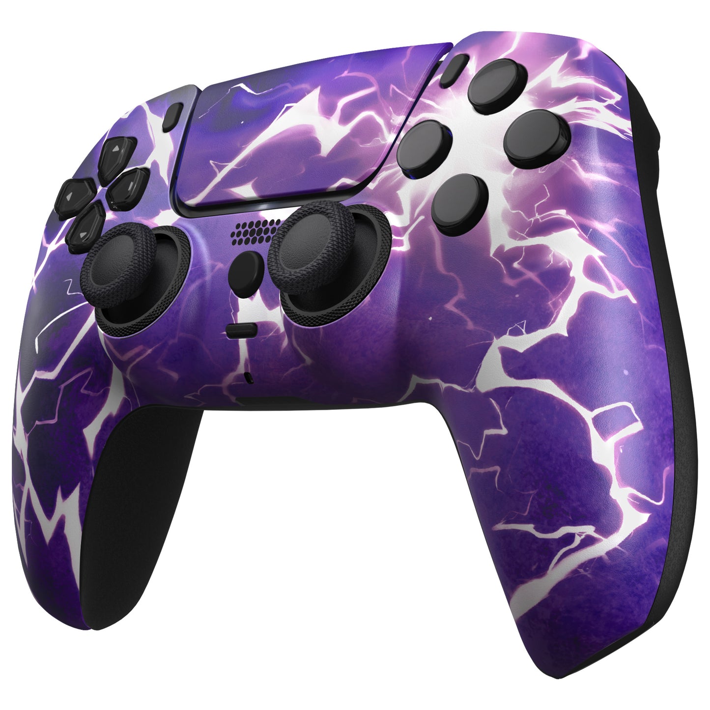 eXtremeRate PS5コントローラーBDM-010/020/030/040/050/060対応LUNA再設計交換対応用フロントシェル＆タッチパッド【サンダーマジック】