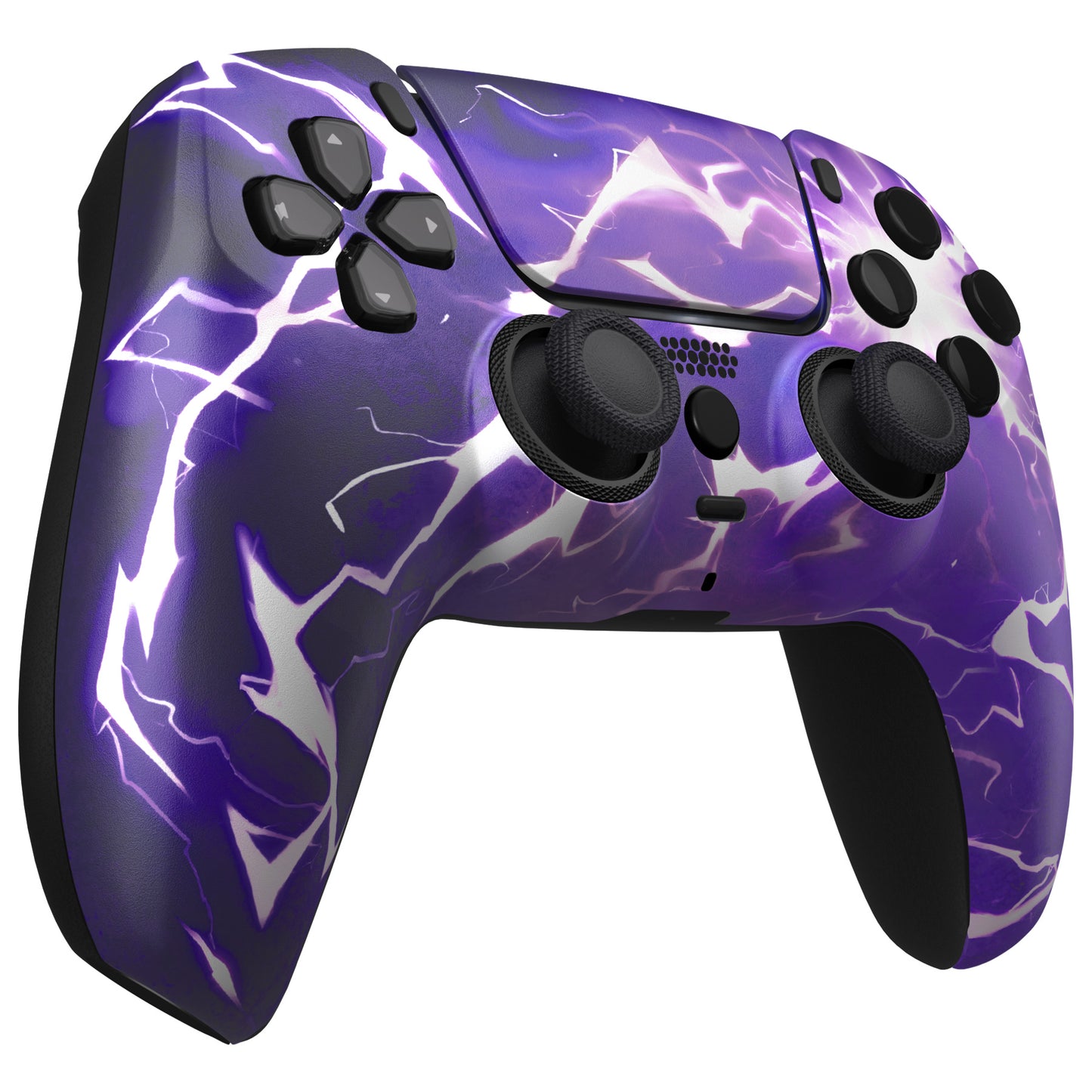 eXtremeRate PS5コントローラーBDM-010/020/030/040/050/060対応LUNA再設計交換対応用フロントシェル＆タッチパッド【サンダーマジック】