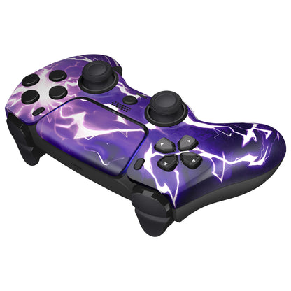 eXtremeRate PS5コントローラーBDM-010/020/030/040/050/060対応LUNA再設計交換対応用フロントシェル＆タッチパッド【サンダーマジック】