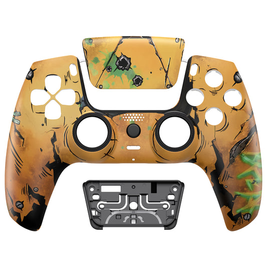 eXtremeRate PS5コントローラーBDM-010/020/030/040/050対応LUNA再設計交換対応用フロントシェル＆タッチパッド【荒廃の地】
