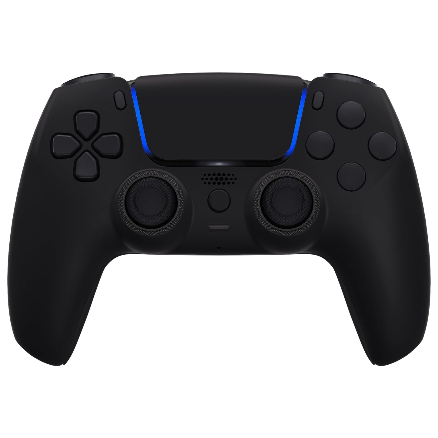 eXtremeRate LUNA Redesigned Replacement Full Set Shells with Buttons Compatible with PS5 Controller BDM-030/040 - Black eXtremeRate