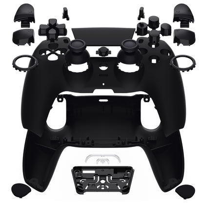 eXtremeRate PS5コントローラーBDM-030/040/050/060対応LUNA再設計交換対応用フルセットシェル＆ボタン【ブラック】