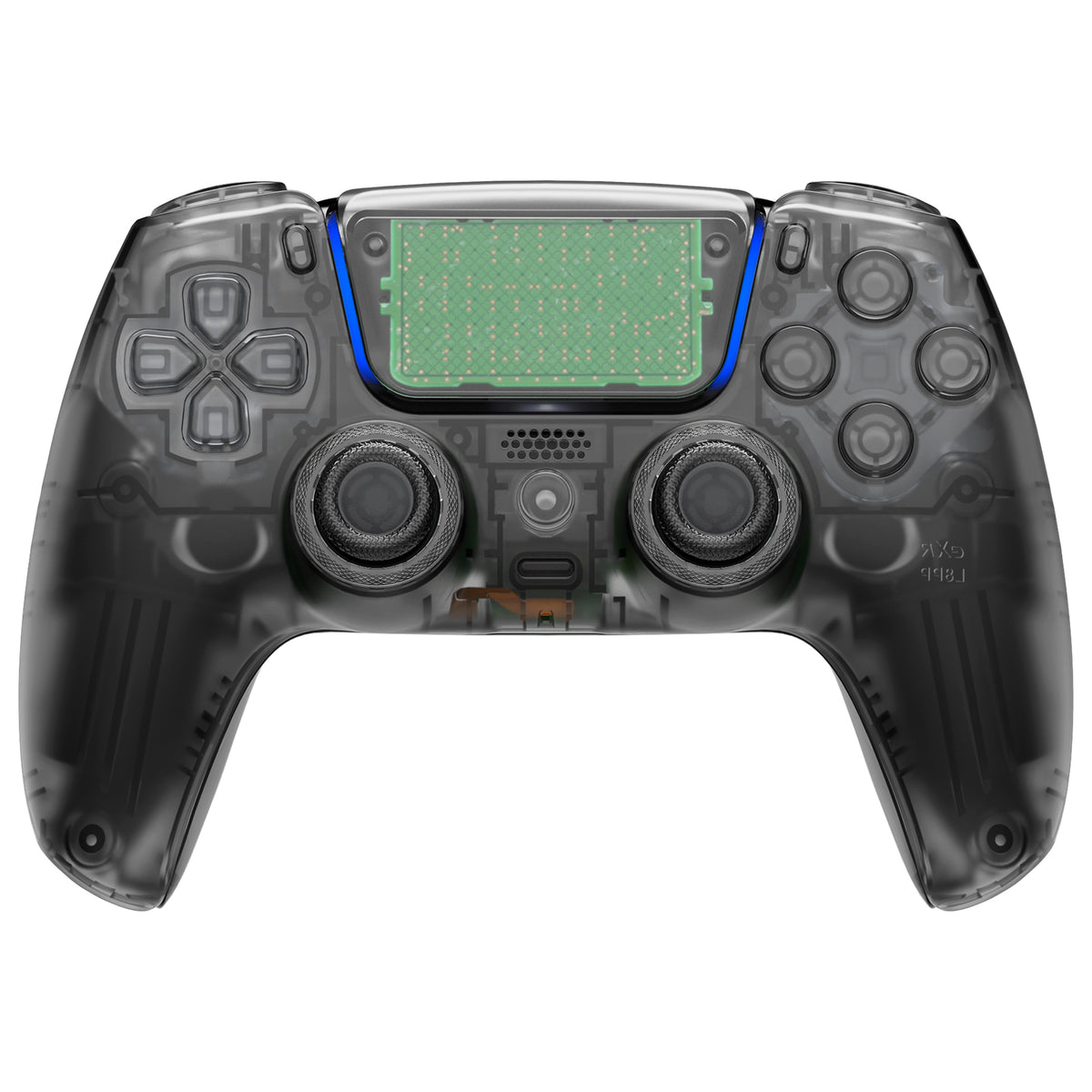 eXtremeRate LUNA Redesigned Replacement Full Shell & Button Set for PS5 Controller BDM-030/040/050 (Black)