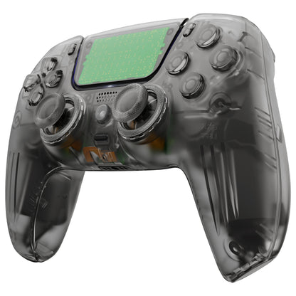eXtremeRate LUNA Redesigned Replacement Full Shell & Button Set for PS5 Controller BDM-030/040/050 (Black)