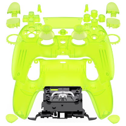 eXtremeRate LUNA Redesigned Replacement Full Shell & Button Set for PS5 Controller BDM-030/040/050 (Black)