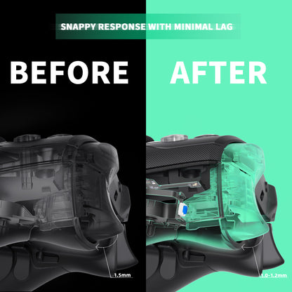 eXtremeRate Whole Clicky Kit for Xbox Elite Series 2 & Elite 2 Core Controller (Model 1797), featuring ergonomic tactile switches for shoulder and ABXY buttons, LT, RT, ABXY, and mouse clicks.