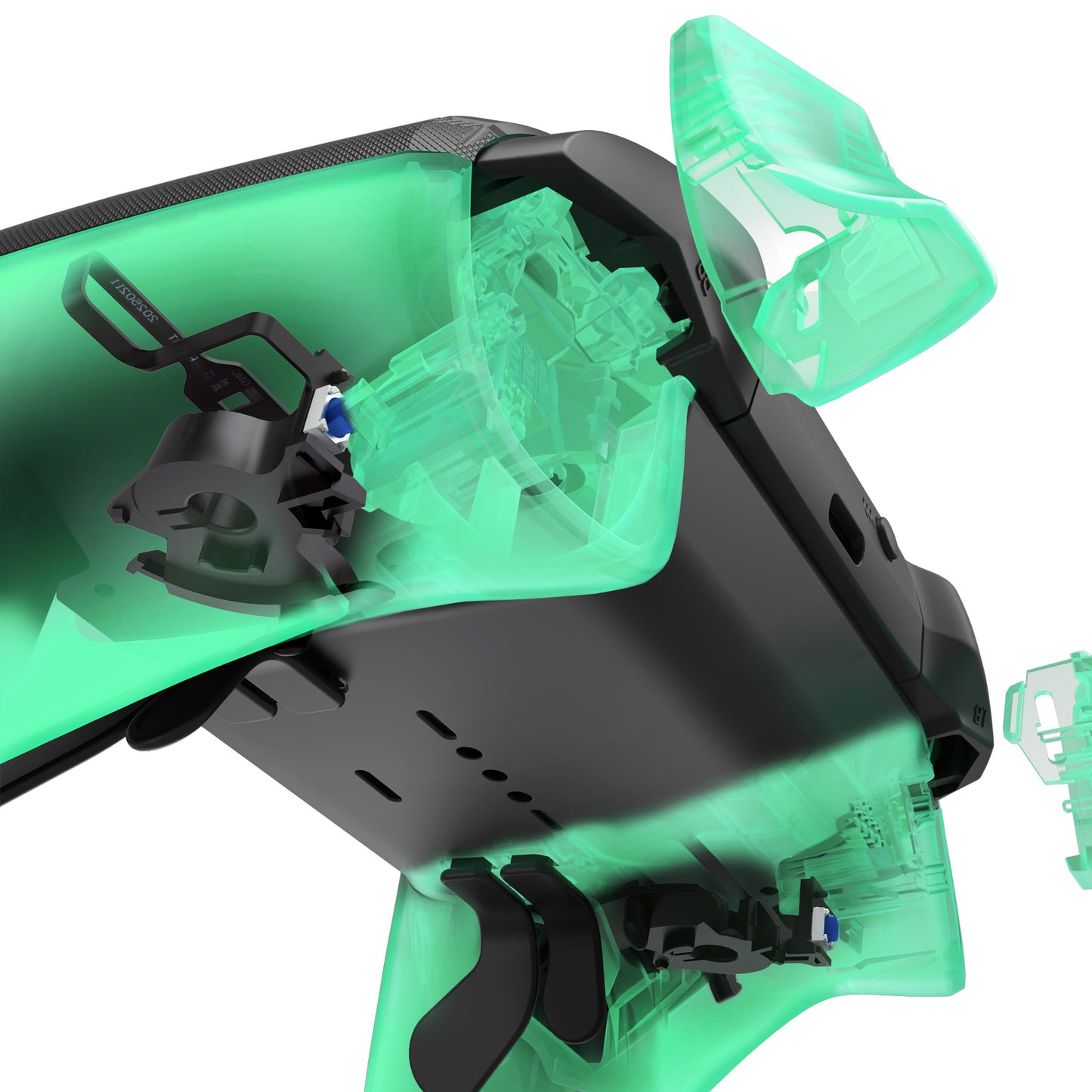 eXtremeRate Whole Clicky Kit for Xbox Elite Series 2 & Elite 2 Core Controller (Model 1797), featuring ergonomic tactile switches for shoulder and ABXY buttons, LT, RT, ABXY, and mouse clicks.