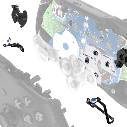 eXtremeRate Whole Clicky Kit for Xbox Elite Series 2 & Elite 2 Core Controller (Model 1797), featuring ergonomic tactile switches for shoulder and ABXY buttons, LT, RT, ABXY, and mouse clicks.