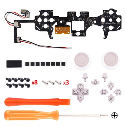 eXtremeRate PS5コントローラーBDM-030/040対応用マルチカラー発光ボタンDTF V3 LEDキット【サクラピンク】