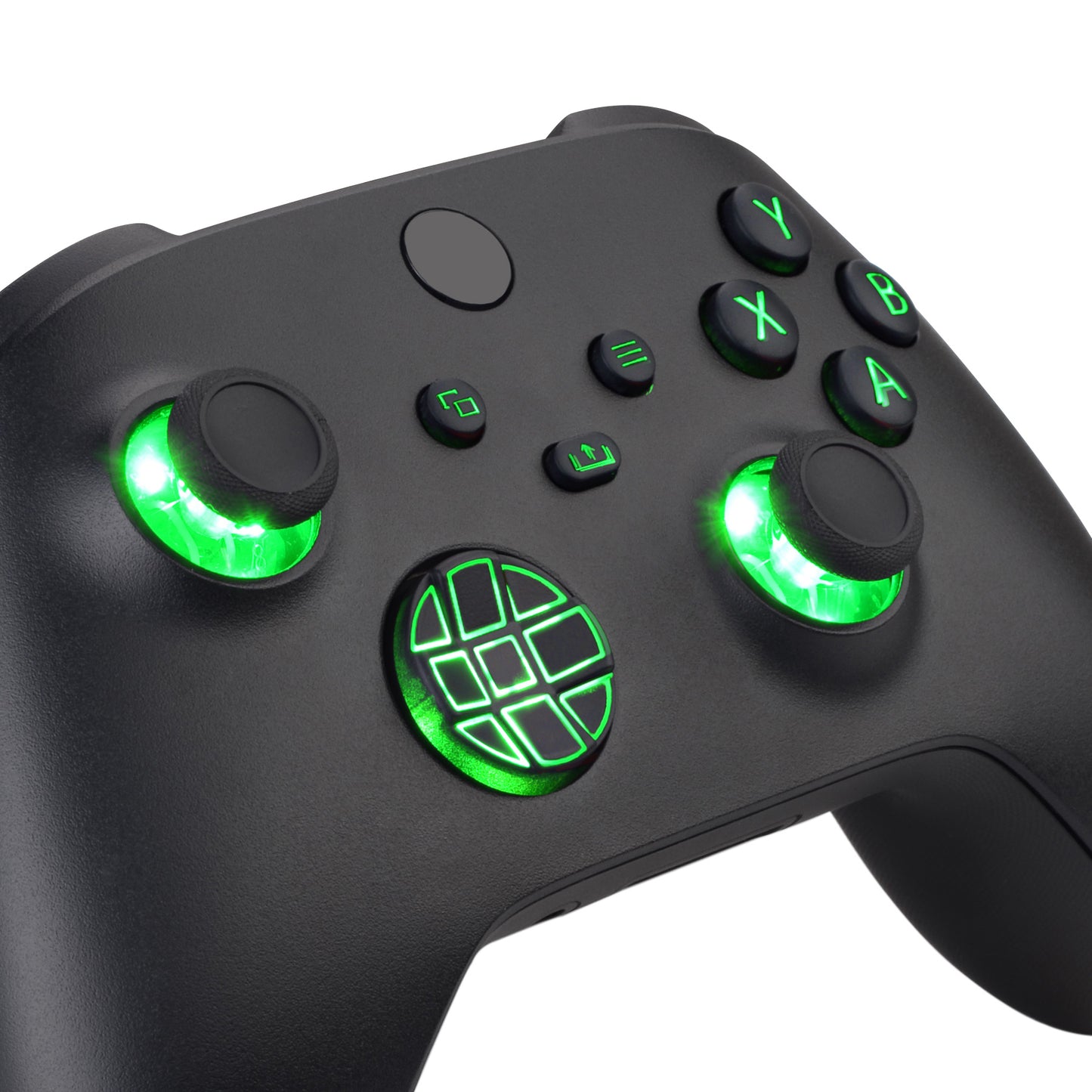 eXtremeRate Xbox Series X&Sコントローラー用マルチカラー発光ボタンDTF V2 LEDキット【ブラック】