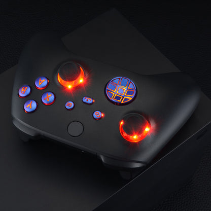 eXtremeRate Xbox Series X&Sコントローラー用マルチカラー発光ボタンDTF V2 LEDキット【カメレオンパープルブルー】