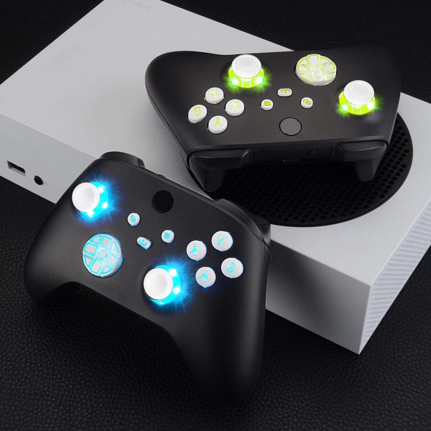 eXtremeRate Xbox Series X&Sコントローラー用マルチカラー発光ボタンDTF V2 LEDキット【ホワイト】