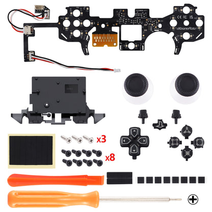 eXtremeRate PS5コントローラーBDM-030/040/050/060対応用マルチカラー発光ボタンDTF V4 LEDキット【ブラック】