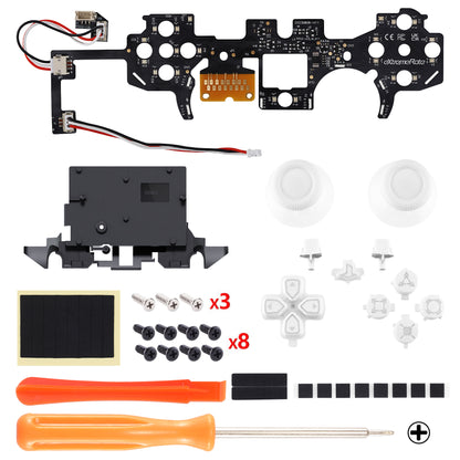 eXtremeRate PS5コントローラーBDM-030/040/050/060対応用マルチカラー発光ボタンDTF V4 LEDキット【ホワイト】