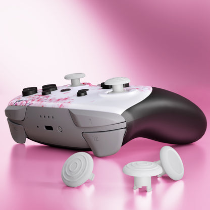 eXtremeRate Nintendo Switch 2 Proコントローラー対応 オクタゴナルゲートスティック対応デザイン フェイスプレートシェル【桜のささやき】