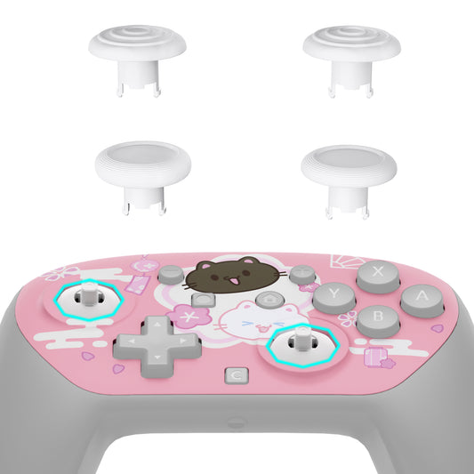 eXtremeRate Nintendo Switch 2 Proコントローラー対応 オクタゴナルゲートスティック対応デザイン フェイスプレートシェル【桜にゃんこ】