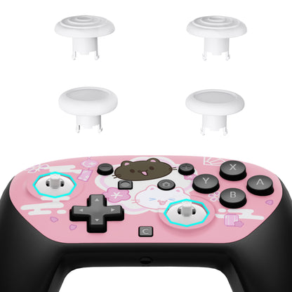 eXtremeRate Nintendo Switch 2 Proコントローラー対応 オクタゴナルゲートスティック対応デザイン フェイスプレートシェル【桜にゃんこ】