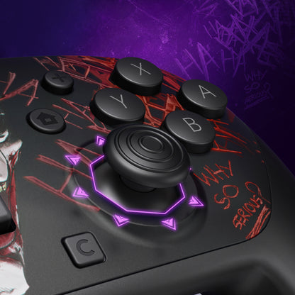 eXtremeRate Nintendo Switch 2 Proコントローラー対応 オクタゴナルゲートスティック対応デザイン フェイスプレートシェル【ピエロHAHAHA】