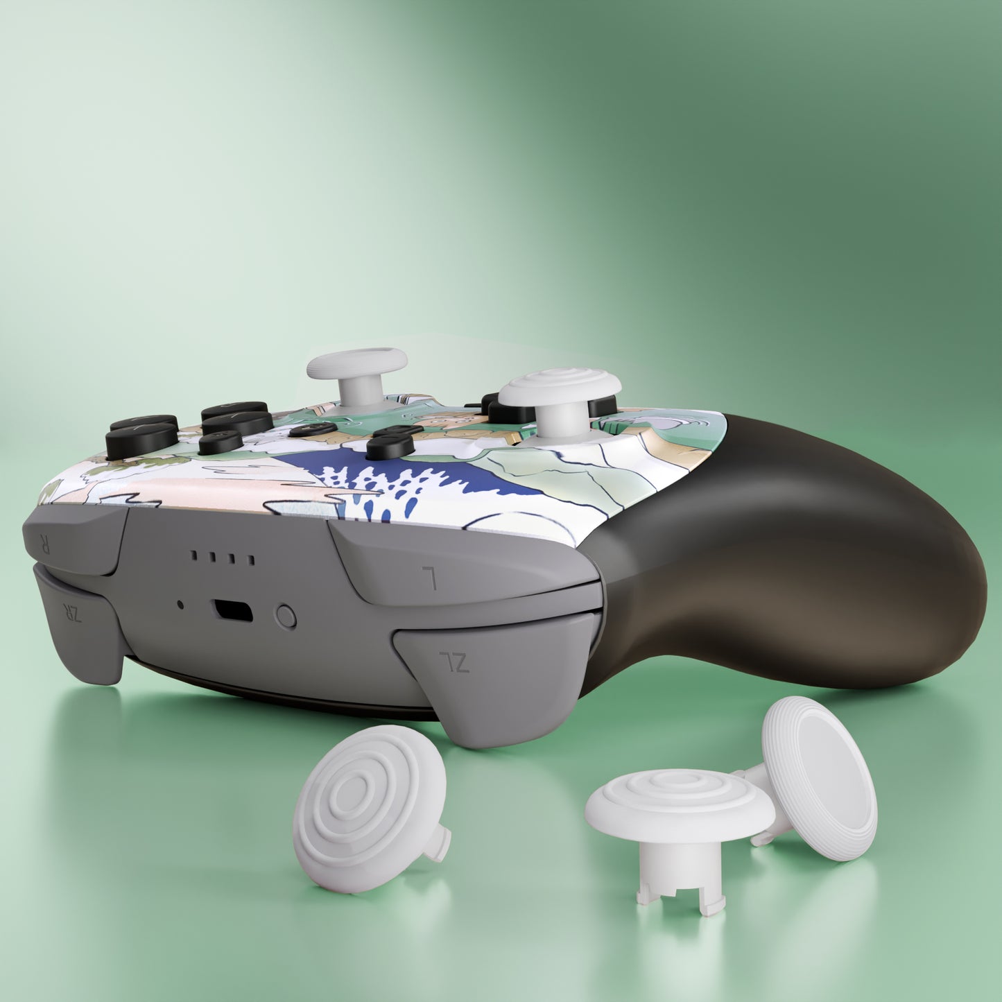 eXtremeRate Nintendo Switch 2 Proコントローラー対応 オクタゴナルゲートスティック対応デザイン フェイスプレートシェル【温泉キティ】