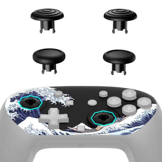 eXtremeRate Nintendo Switch 2 Proコントローラー対応 オクタゴナルゲートスティック対応デザイン フェイスプレートシェル【ゼルダブラック】