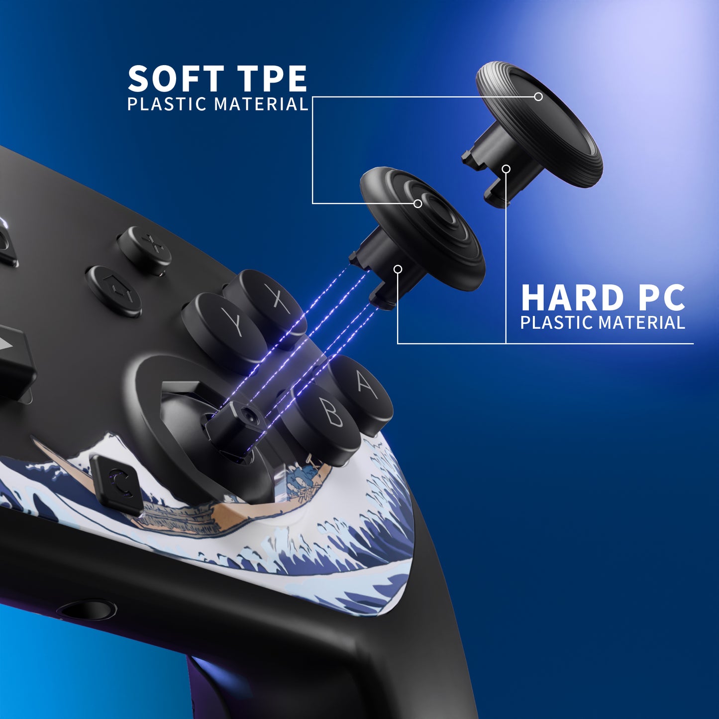 eXtremeRate Nintendo Switch 2 Proコントローラー対応 オクタゴナルゲートスティック対応デザイン フェイスプレートシェル【ゼルダブラック】
