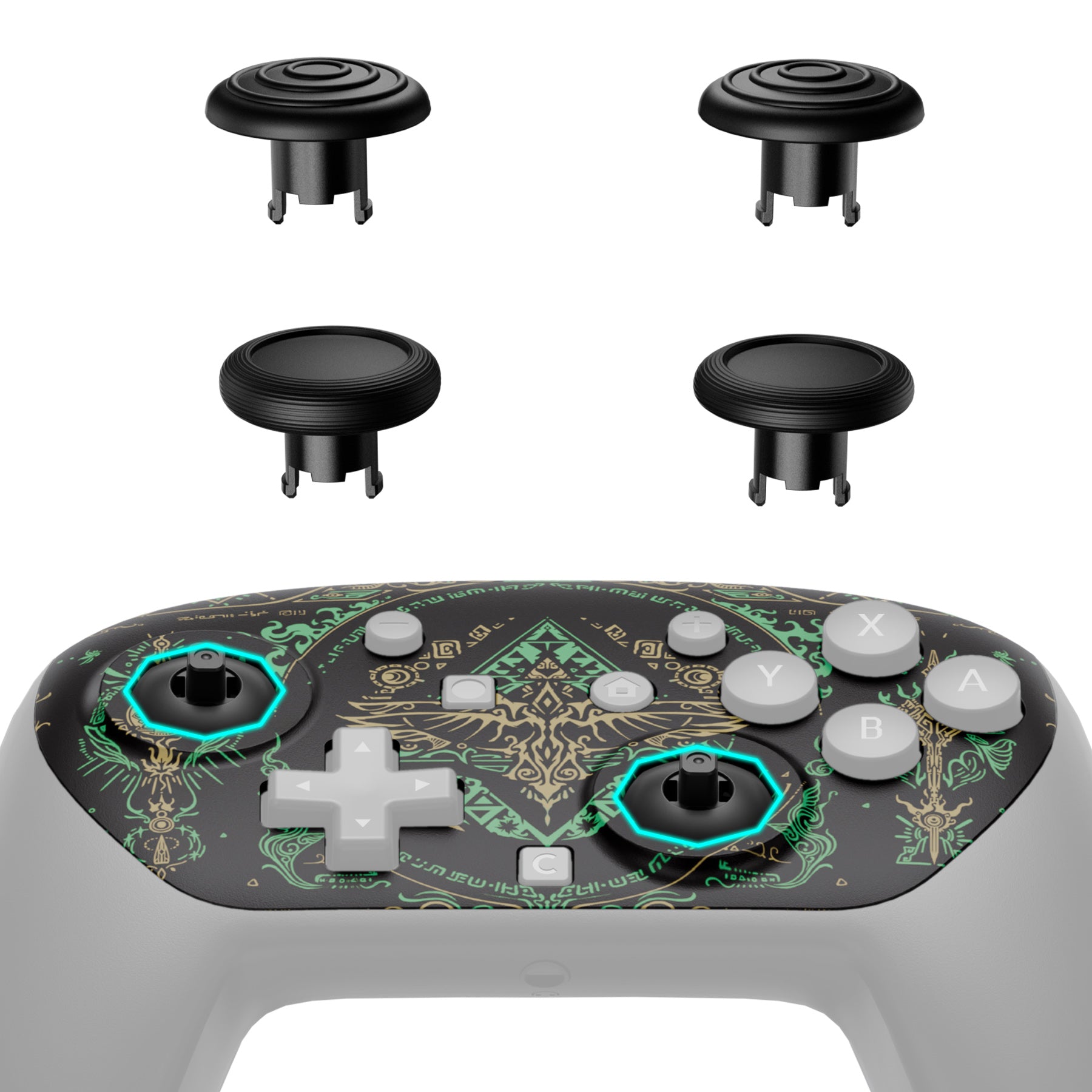 Nintendo Switch 2 Pro Controller Octagonal Gated Sticks Design