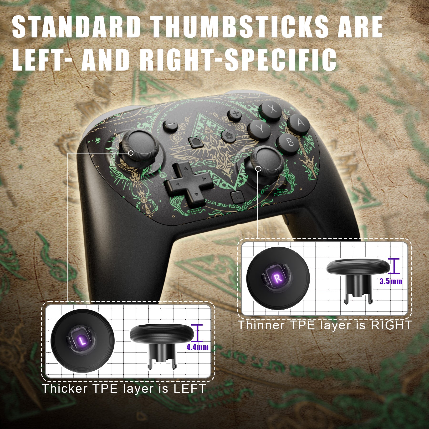 Nintendo Switch 2 Pro Controller Octagonal Gated Sticks Design