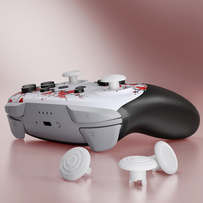eXtremeRate Nintendo Switch 2 Proコントローラー対応 オクタゴナルゲートスティック対応デザイン フェイスプレートシェル【冬の梅】