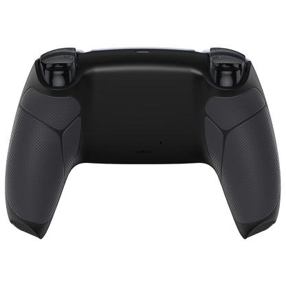 eXtremeRate PS5コントローラーBDM-010/020/030/040/050/060対応パフォーマンスグリップ交換対応用バックハウジングボトムシェル【ラバー付きブラック】