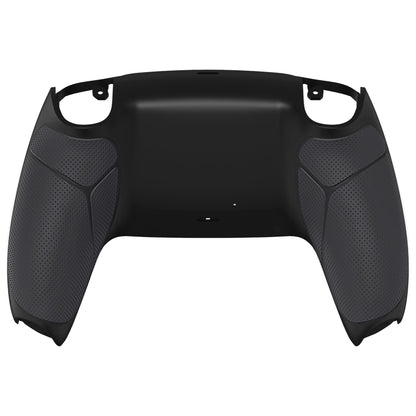 eXtremeRate PS5コントローラーBDM-010/020/030/040/050/060対応パフォーマンスグリップ交換対応用バックハウジングボトムシェル【ラバー付きブラック】